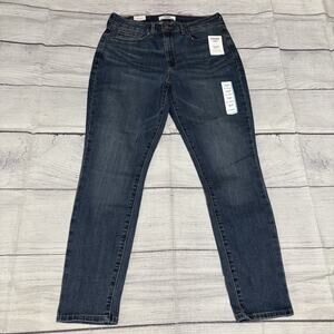 NWT Denizen from Levi's Women's 10S High-Rise Skinny Jeans Dark Wash Stretch